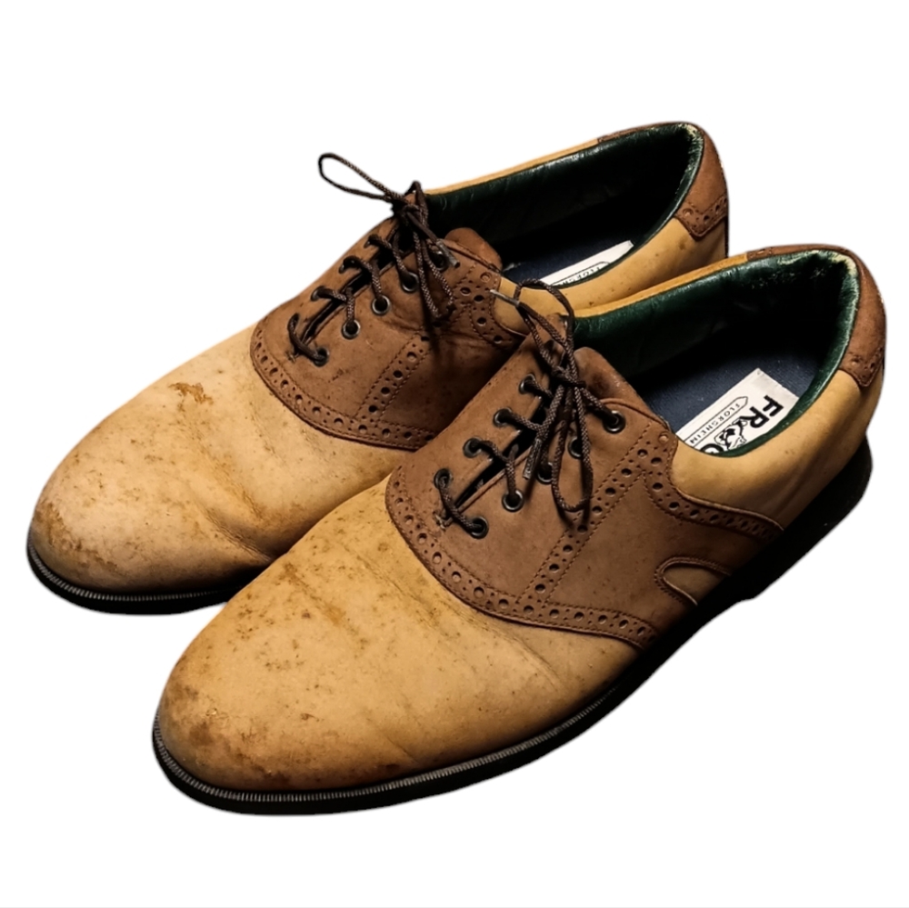 FLORSHEIM FROGS MEN'S SIZE 12D GOLF SHOES.